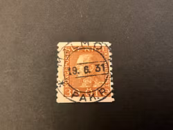 Gustaf V profil vänster facit 186 prakt/lyxstämplat MALMÖ