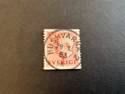 Gustaf VI Adolf facit 405 A praktstämplat HUSKVARNA 2