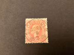 Oscar II facit 45 prakt/lyxstämplat STOCKHOLM NORR