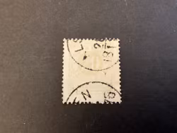 Ringtyp T 14 facit 22 f blekorange, stämplat märke