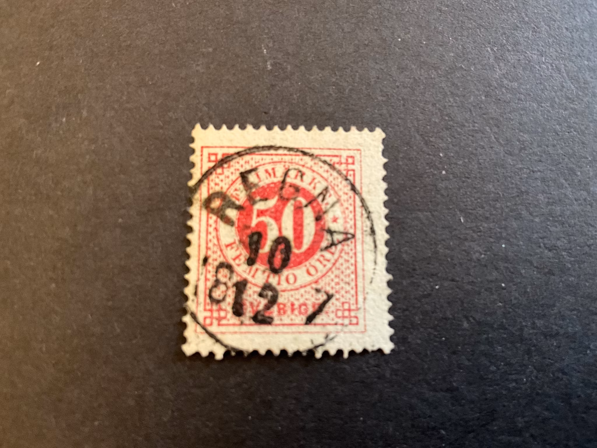 Ringtyp T 14 facit 26 praktstämplat REGNA