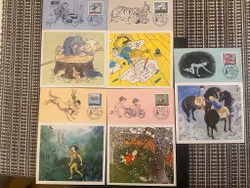 Maximikort MK 32-36 ASTRID LINDGREN BERÄTTAR