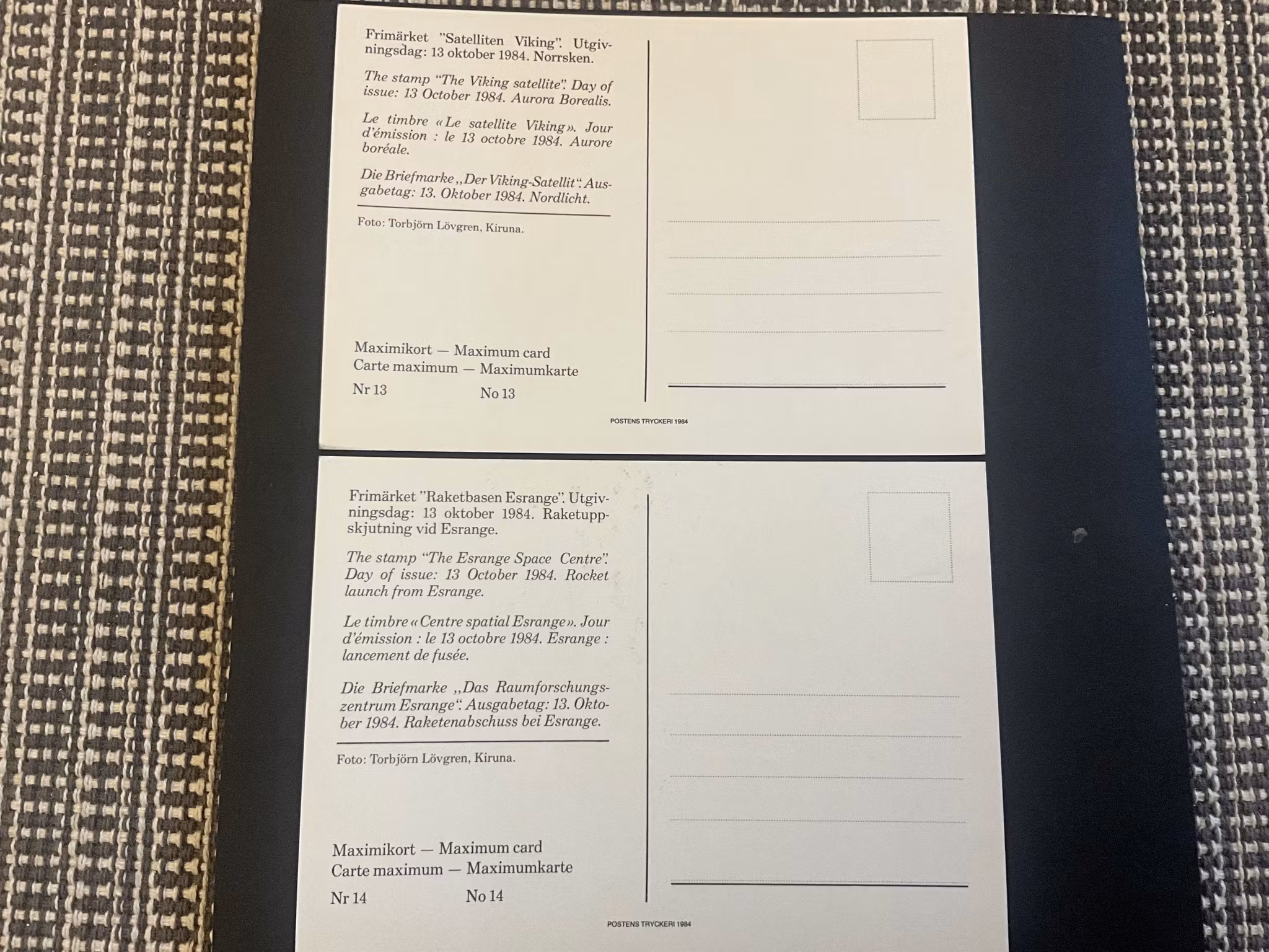 MK 13-14 maximikort SATELITPROJEKT VIKING