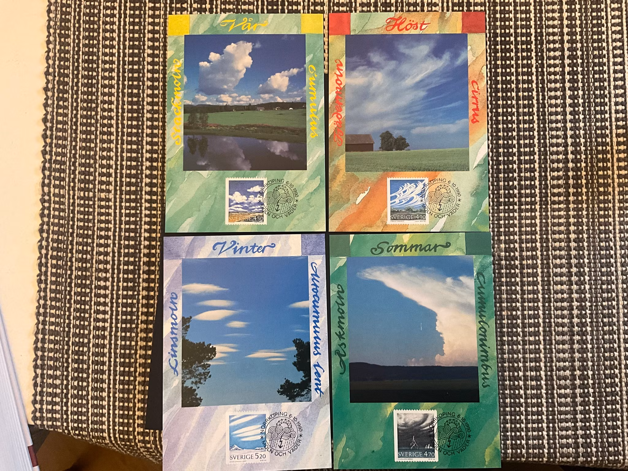 MK 56-59 maximikort MOLN OCH VÄDER