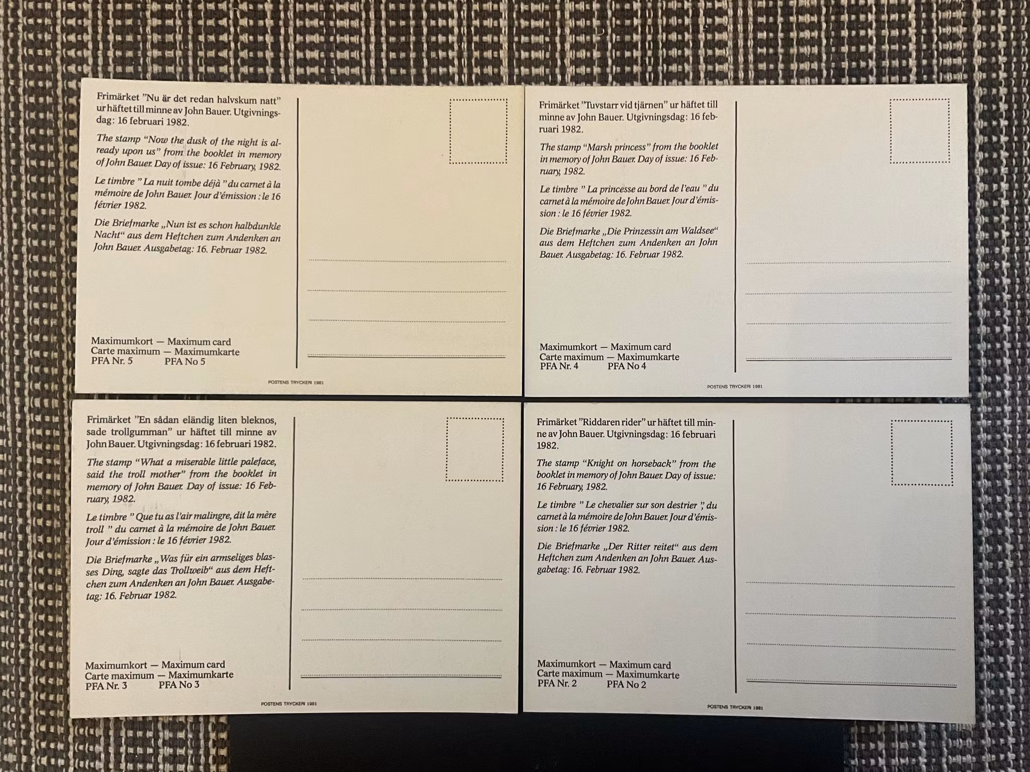 MK 2-5 maximikort JOHN BAUER