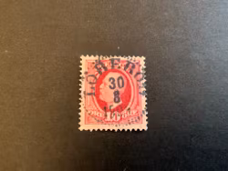 Oscar II facit 54 praktstämplat LÖDERÖD