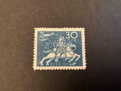 Världspostföreningen facit 216 b prakt postfriskt märke