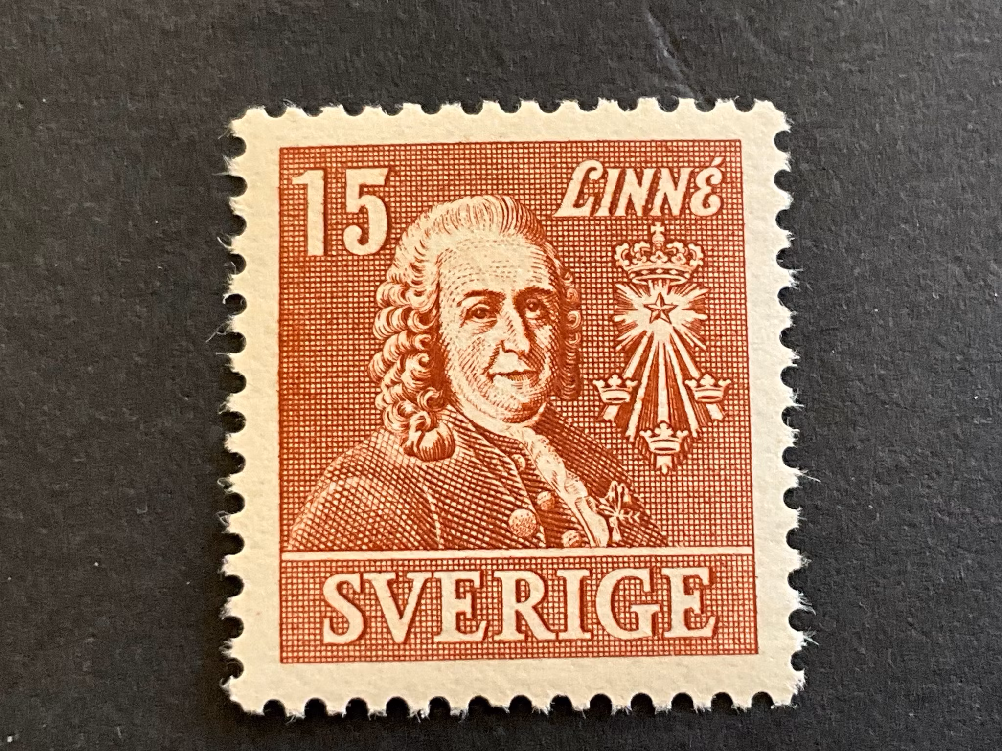 Linné facit 321 C postfriskt med dubbelprägling