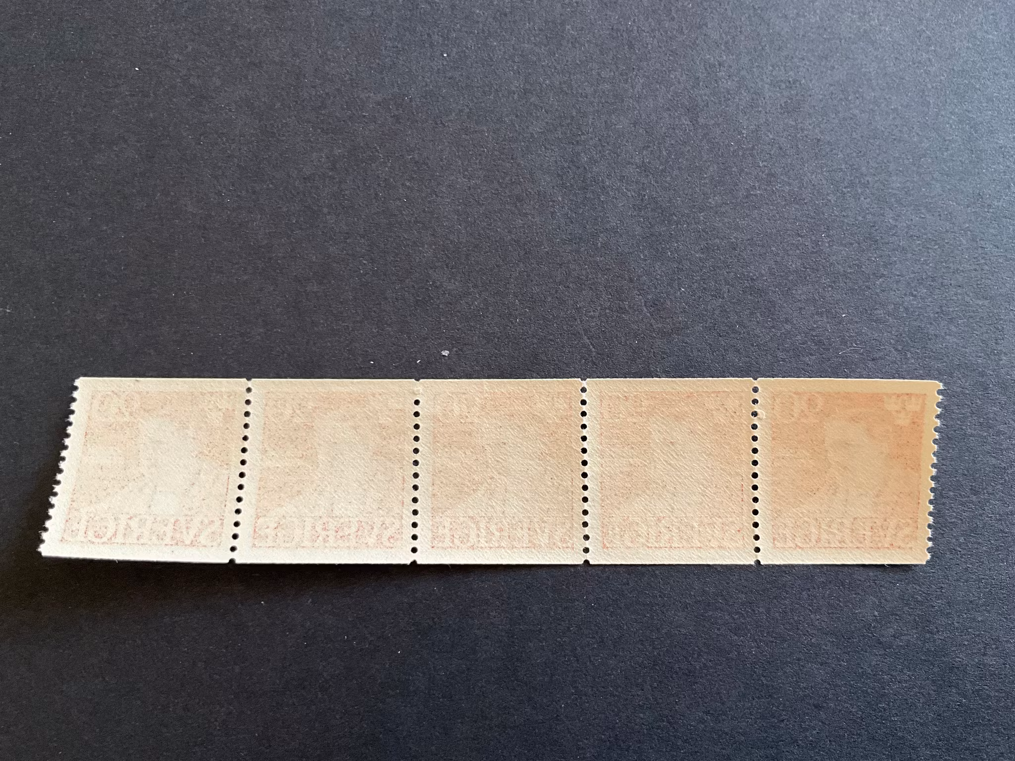 Rydberg facit 361 A postfriskt 5-strip