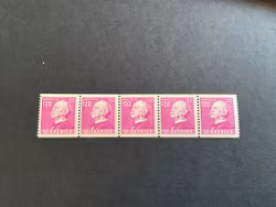 Montelus facit 350 postfriskt 5-strip