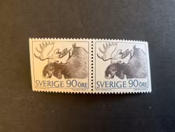 Bruksfrimärken facit 615 BB postfriskt par