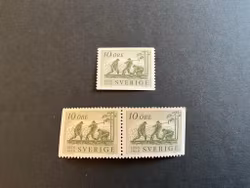 Sveriges järnvägar facit 483 A och BB postfriska märken