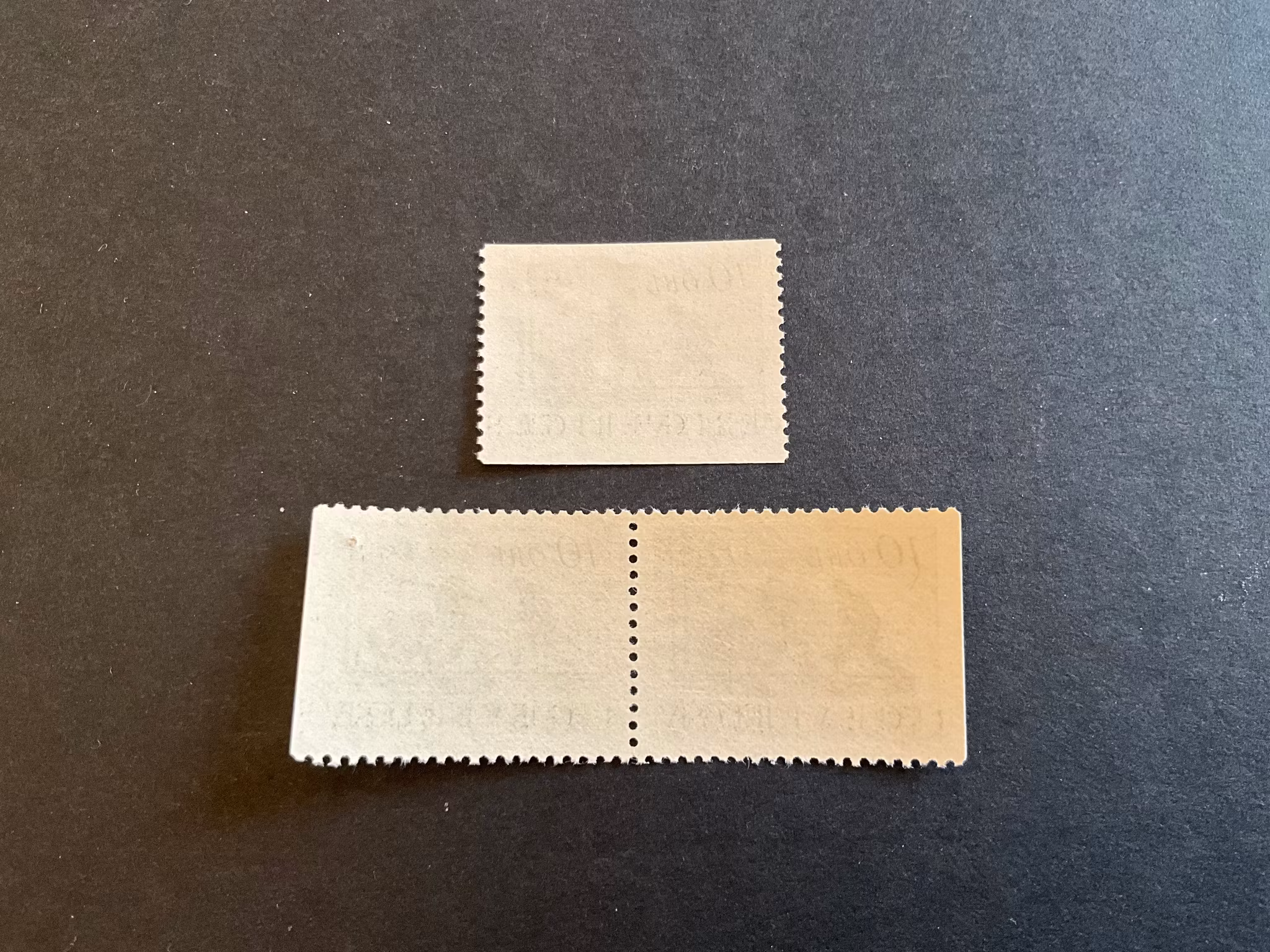 Sveriges järnvägar facit 483 A och BB postfriska märken