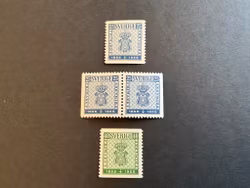 Svenska frimärket 100 år facit 467-468 postfrisk serie