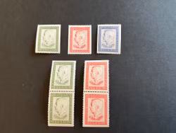 Gustaf VI Adolf 70 år facit 442-444 postfrisk serie