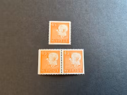 Gustaf VI Adolf typ III facit 429 A och BB postfriska märken