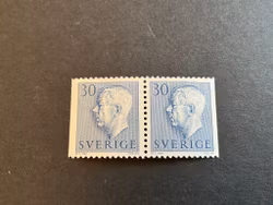 Gustaf VI Adolf typ II facit 416 BB postfriskt par