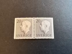Gustaf VI Adolf typ II facit 414 BB postfriskt par