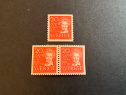 Strindberg facit 385 A och BB postfriska märken