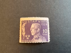 Gustaf V 70 år facit 227 postfriskt märke