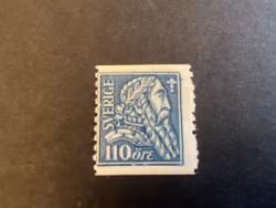 Gustaf Wasa facit 154 A postfriskt märke med variant i höger marginal