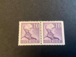 Gustaf V profil höger facit 273 CB postfriskt par