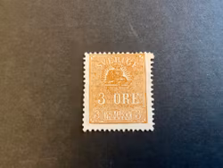 Liggande lejon facit 14 A ostämplat märke