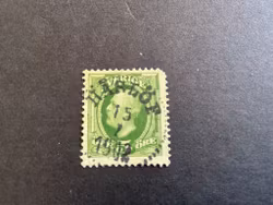 Oscar II facit 52 praktstämplat HÅSLÖF , kort hörntand