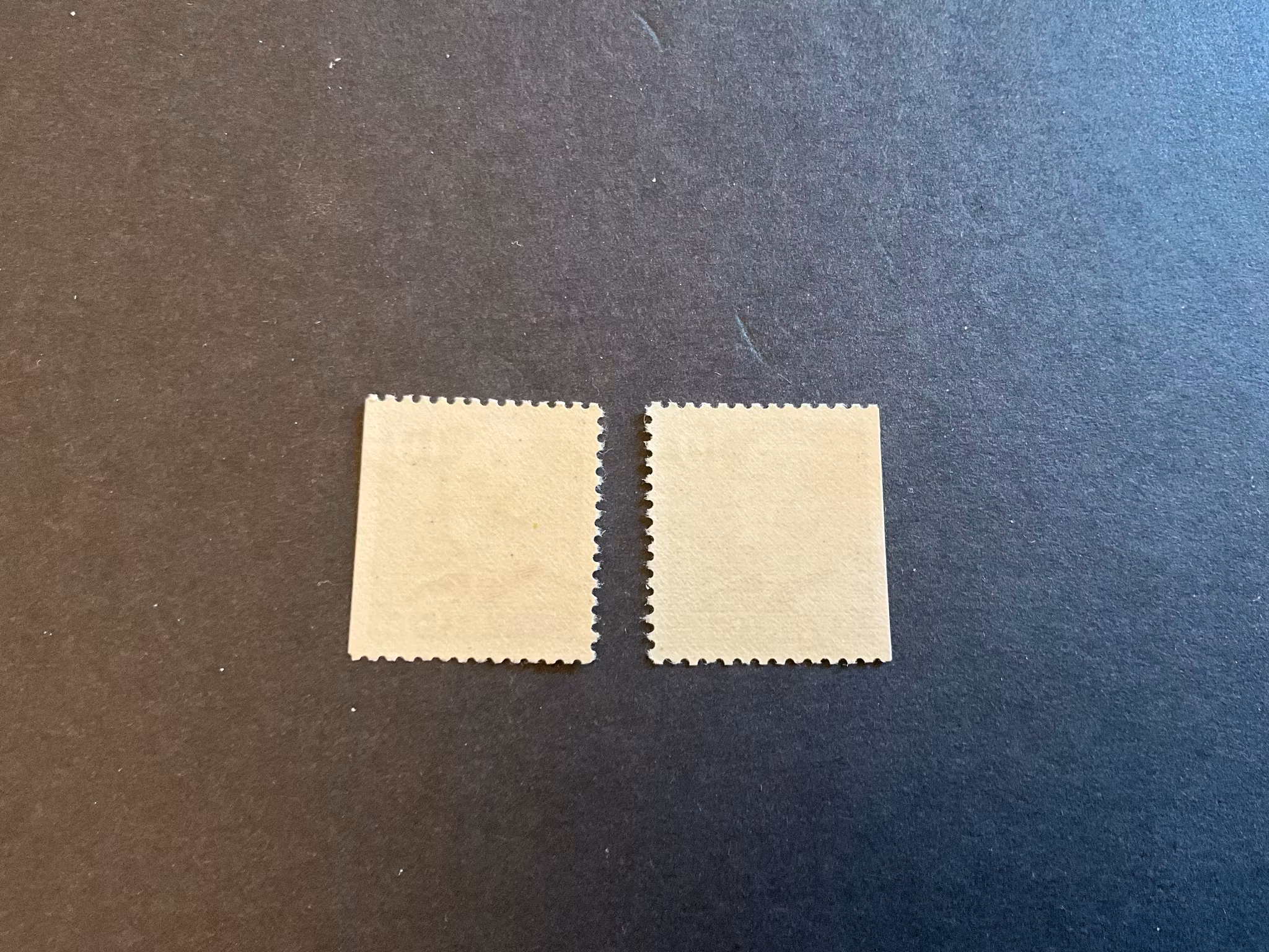 Gustaf V profil höger typ I facit 269 B1 och B2 postfriska märken