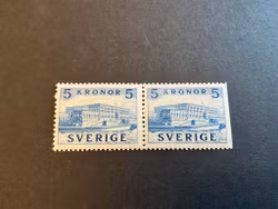 Stockholm slott II facit 332 CB postfriskt par