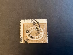 Lokalmärke facit 13 stämplat med del av 2:a märke synligt i ovankant