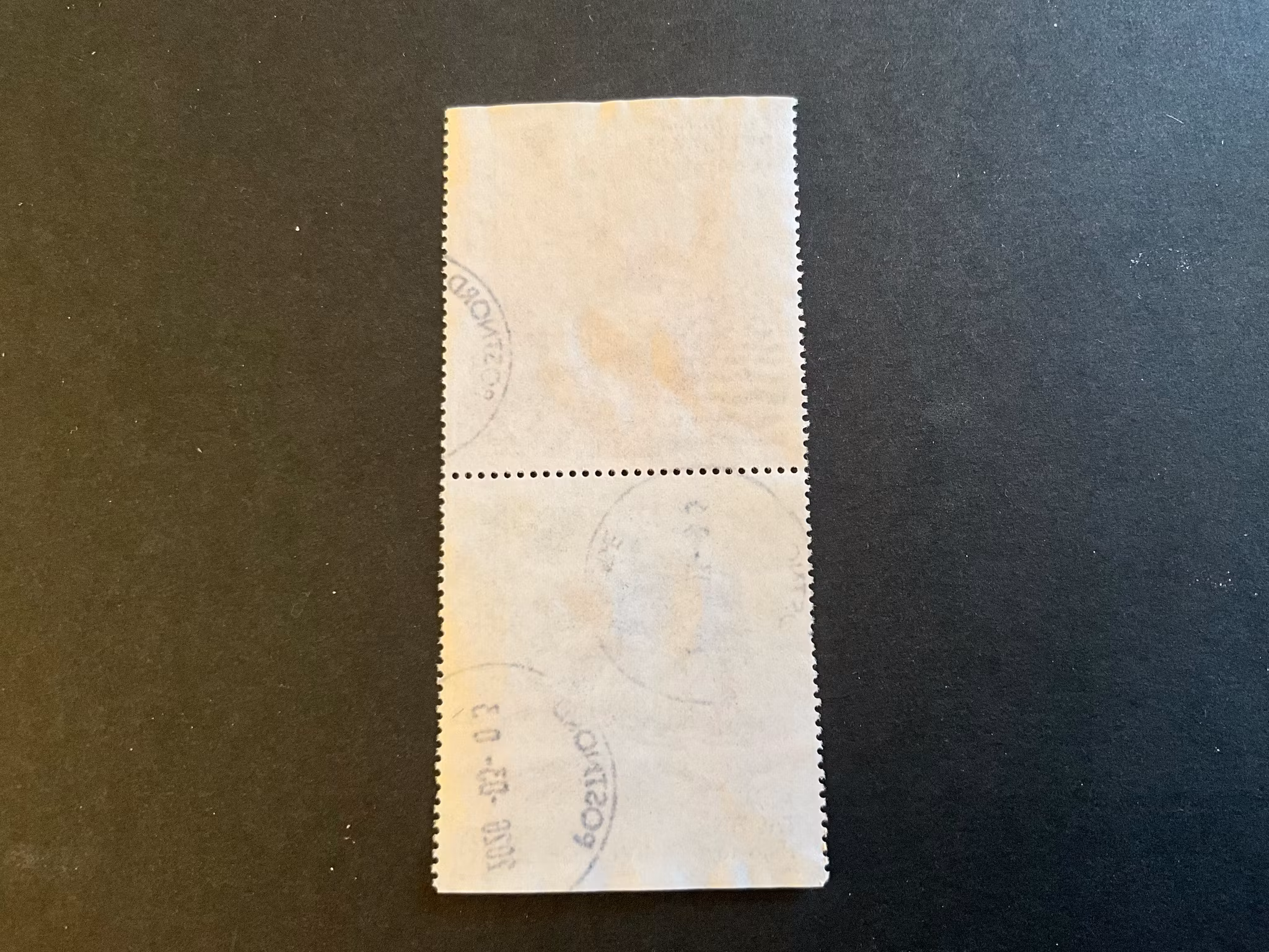 CBellman och Taube facit 1644 SX stämplat par