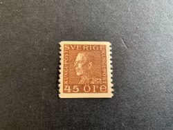 Gustaf V profil vänster facit 191 a mörkbrun postfriskt märke