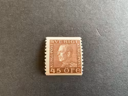 Gustaf V profil vänster facit 191 postfriskt märke