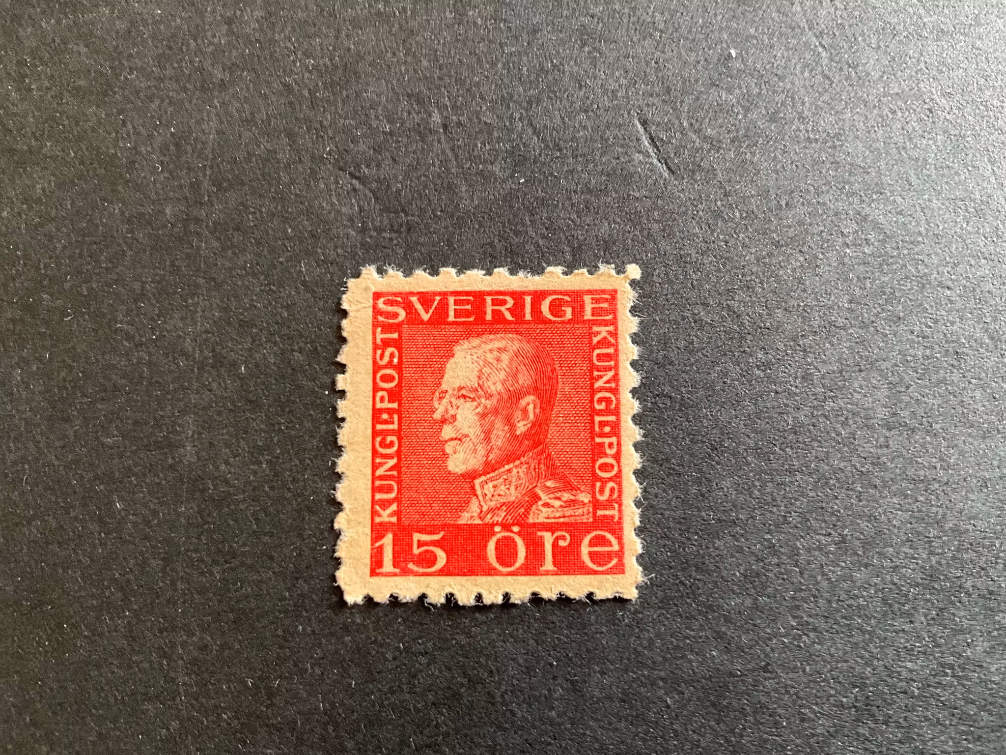 Gustaf V facit 176 C postfriskt märke