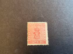 Vapentyp facit 12 g2 violettaktigt rosa ostämplat märke