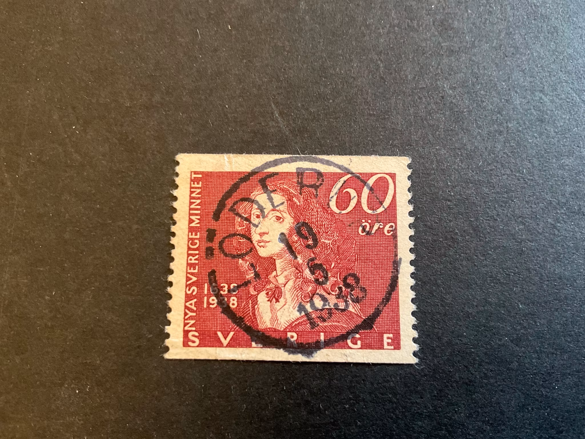 Nya Sverigeminnet facit 265 praktstämplat LÖDERUP