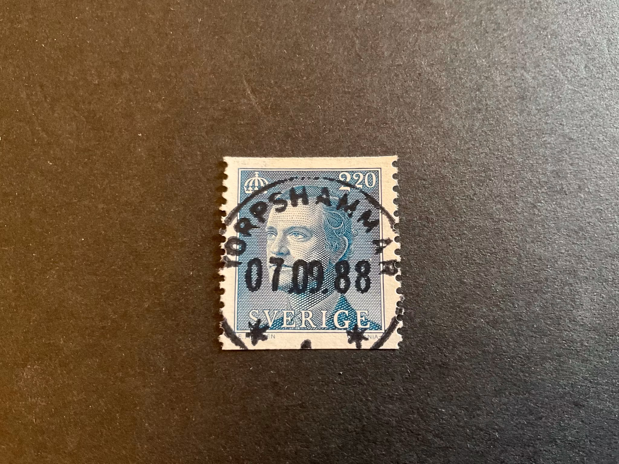 Carl XVI Gustaf typ III facit 1483 lyxstämplat TORPSHAMMAR