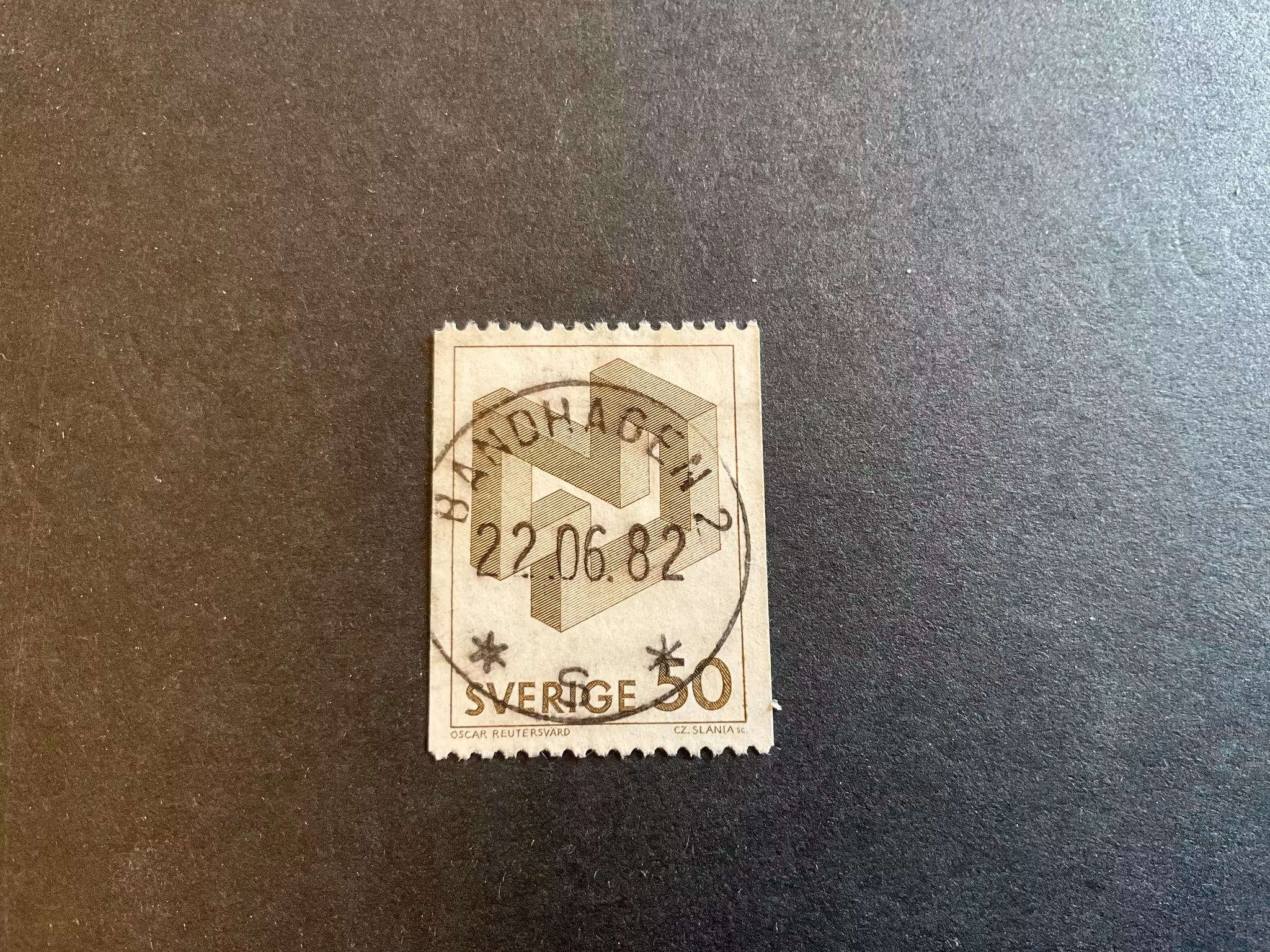 Omöjliga figurer facit 1200 lyxstämplat BANDHAGEN 2