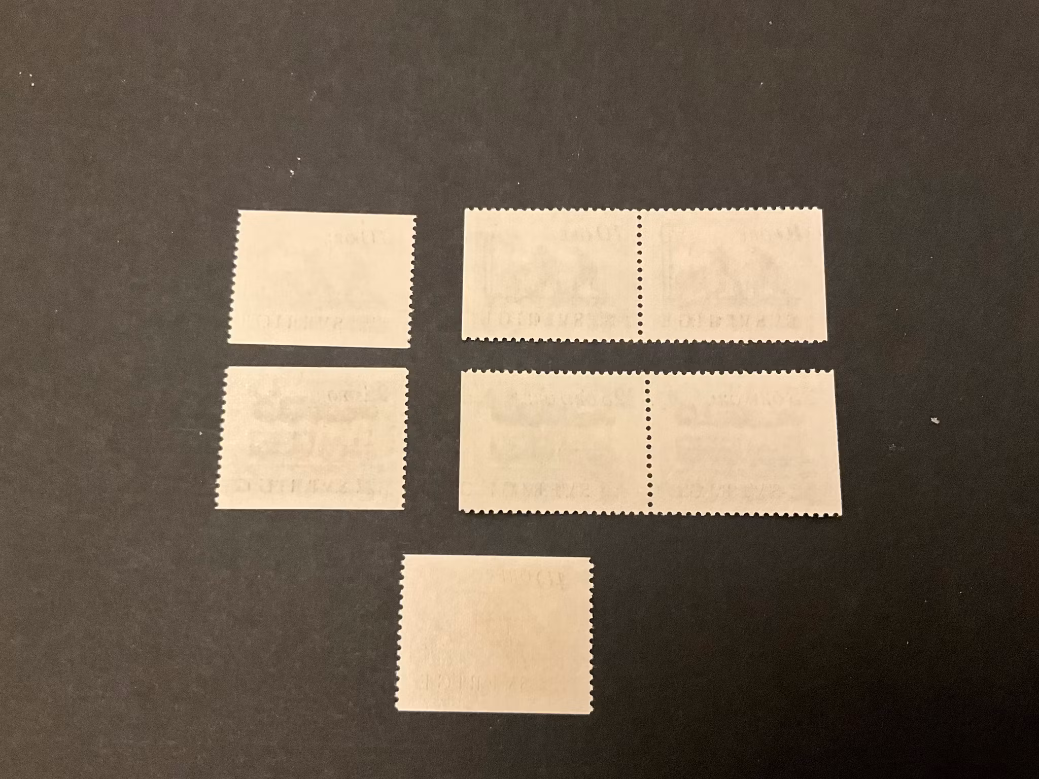 Sveriges järnvägar facit 483-485 postfrisk serie