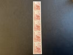 Götstålet facit 496 postfriskt 5-strip