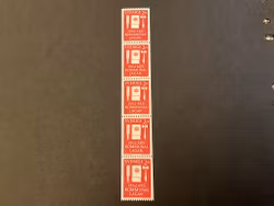 Kommunallagarna facit 535 postfriskt 5-strip