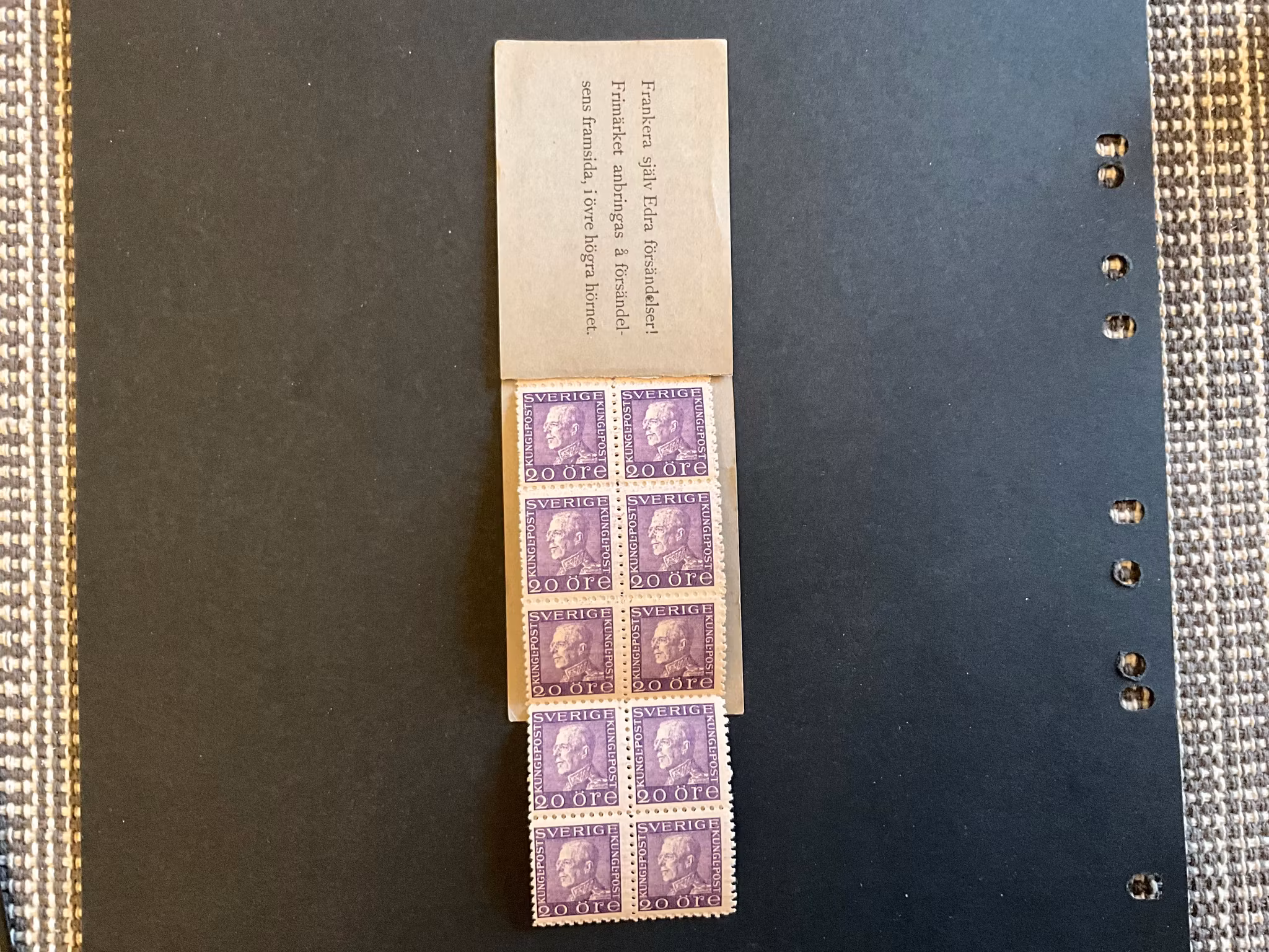 Postfriskt höfte nr 16