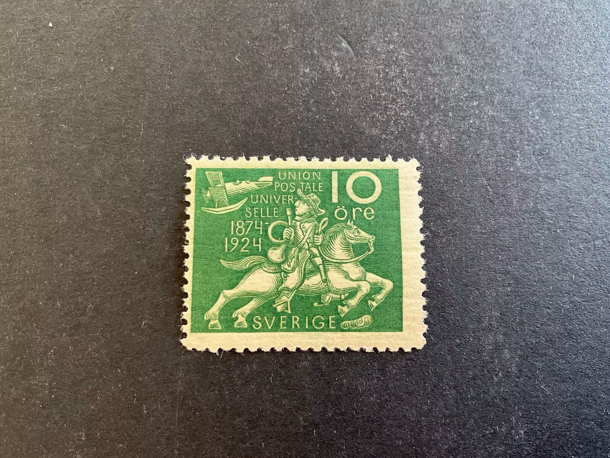 Världspostföreningen facit 212 cx postfriskt märke