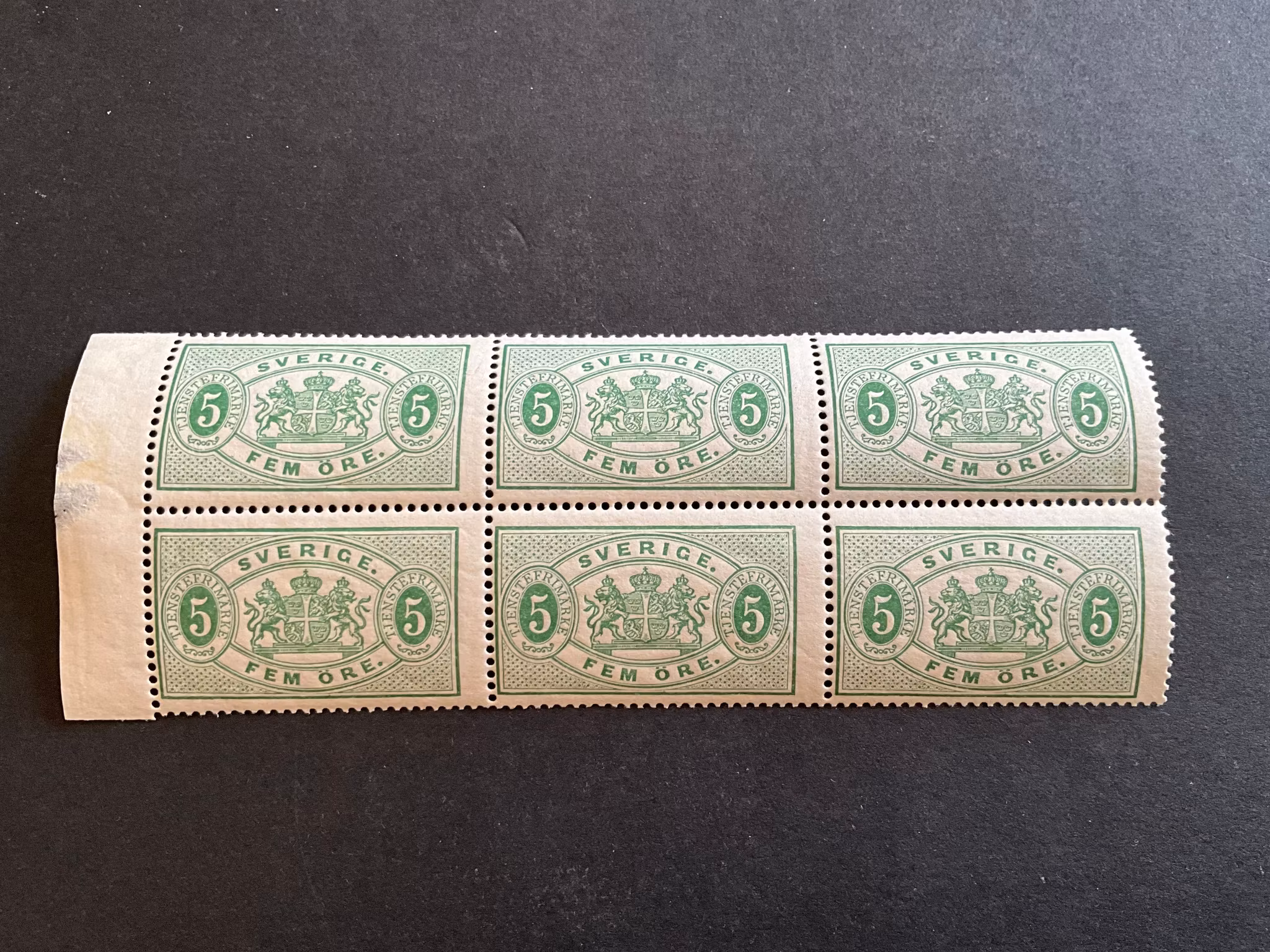 TJ 14 postfriskt 6-block