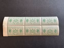 TJ 14 postfriskt 6-block