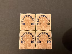 Flygpost facit 136 cz postfriskt 4-block