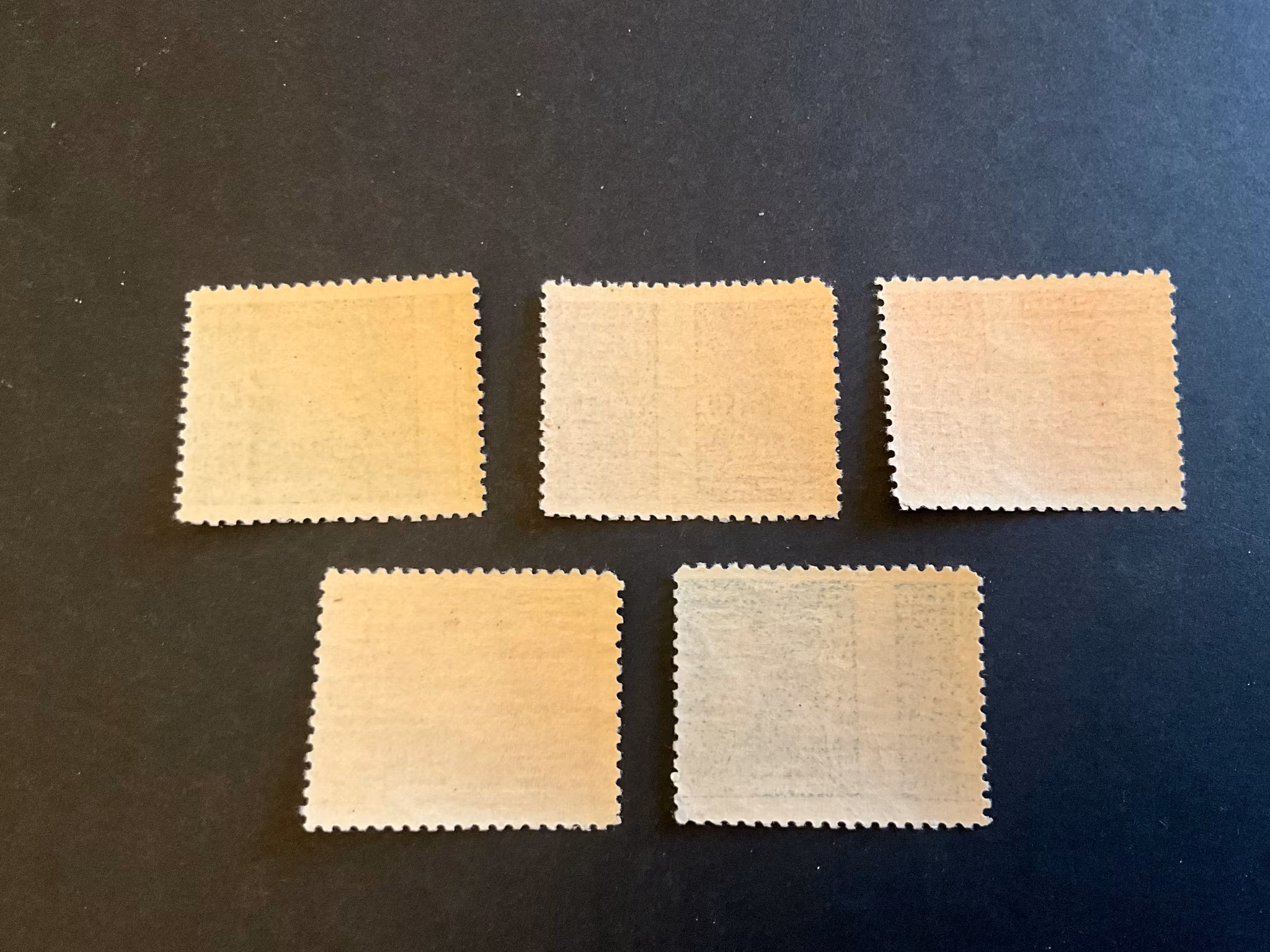 Gustaf V 70 pr facit 226-230 postfrisk serie