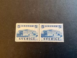 Stockholm slott facit 332 BC postfriskt par