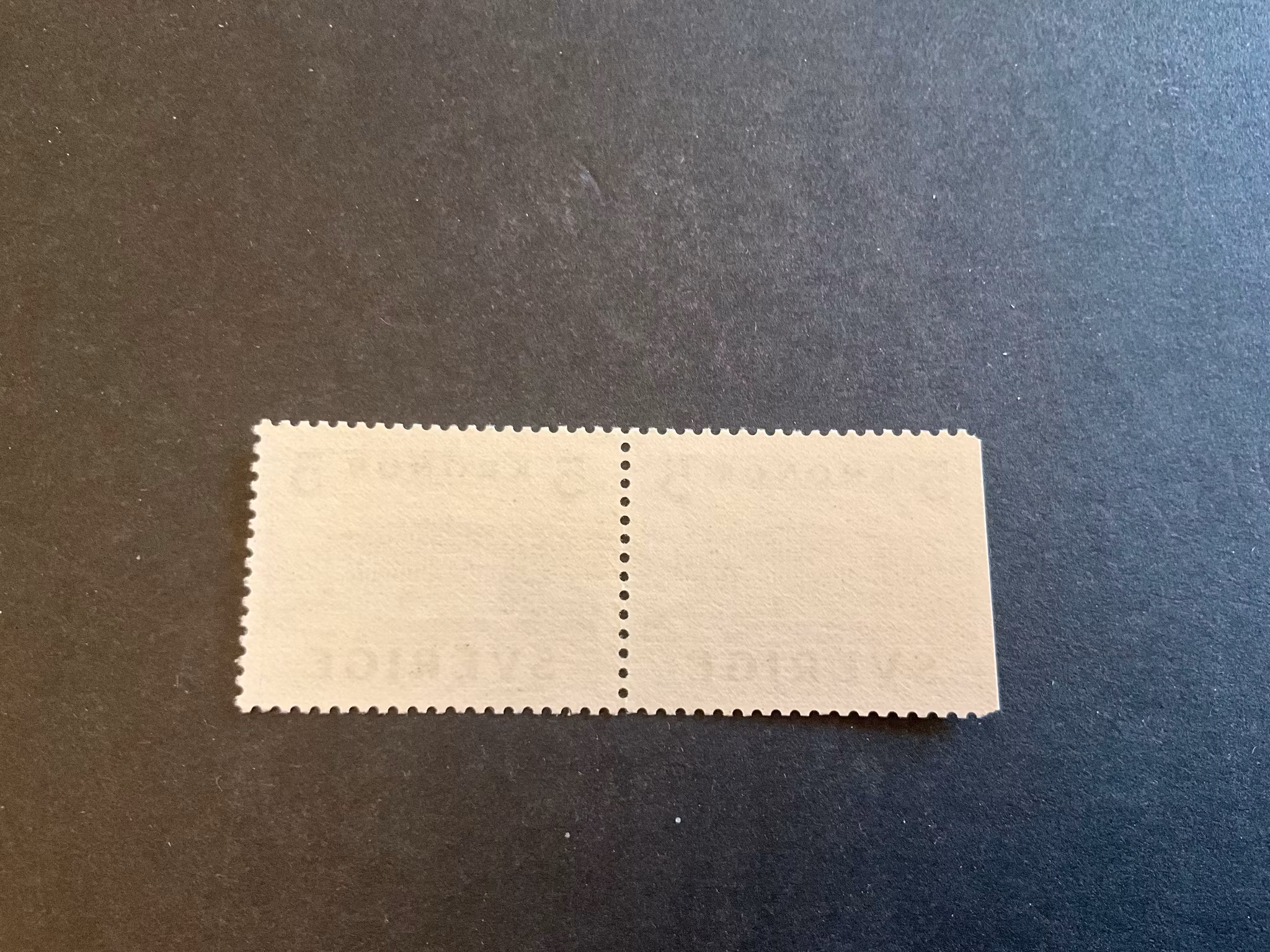 Stockholm slott facit 332 BC postfriskt par